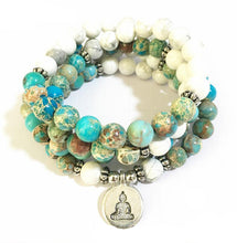 将图片加载到图库查看器，Frosted Necklace Natural Stone Bracelet Yoga Jewelry
