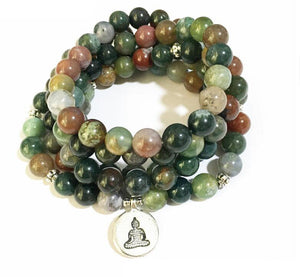 Frosted Necklace Natural Stone Bracelet Yoga Jewelry