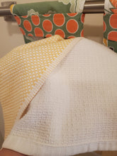 Load image into Gallery viewer, Hanging Dish Towel- Hawaiian Floral (Yellow)
