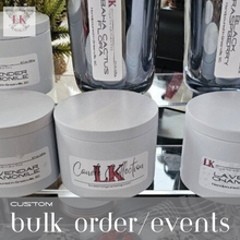 Load image into Gallery viewer, Custom Label Event Candles- Tins in BULK
