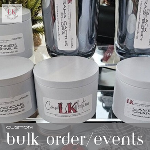 Custom Label Event Candles- Tins in BULK