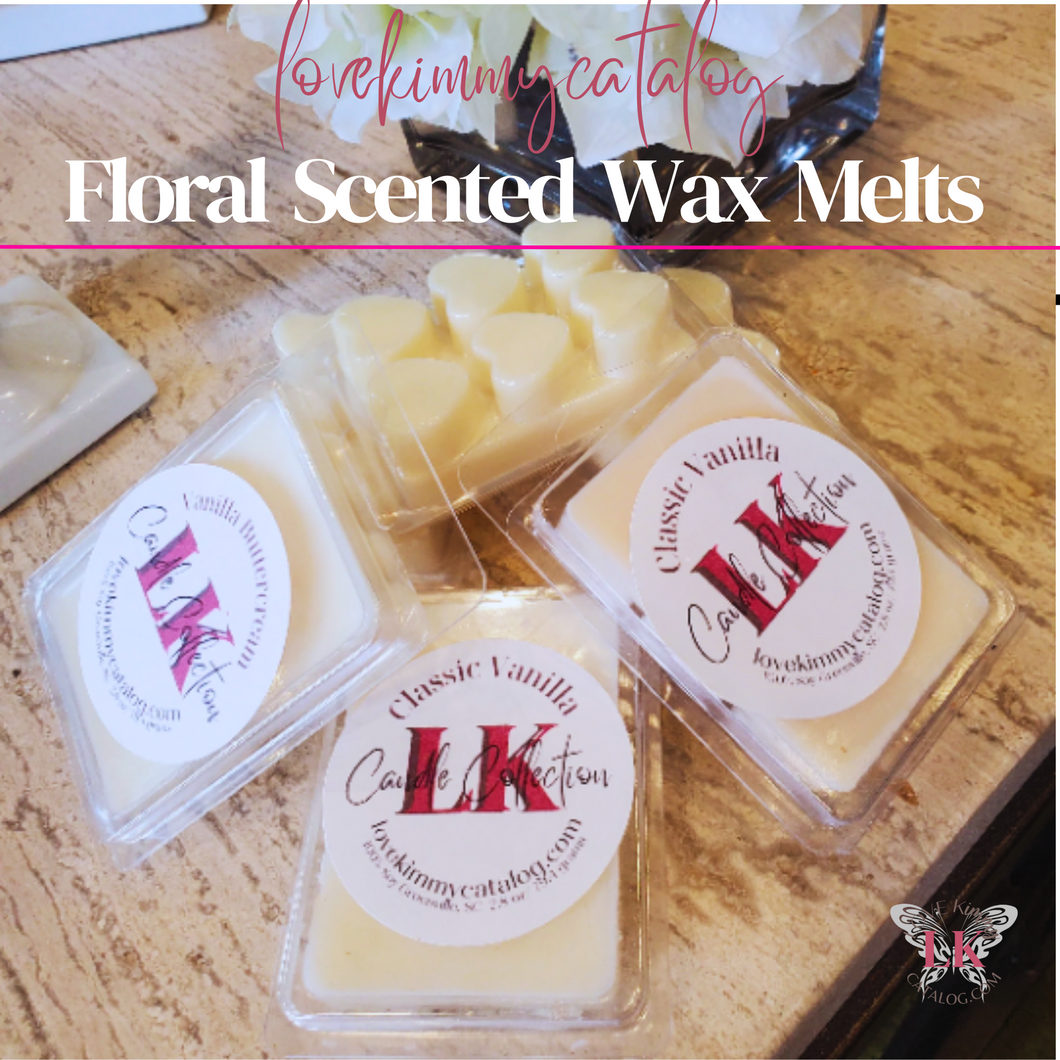 Floral Scents- Heart Clamshells