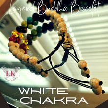 画像をギャラリービューアに読み込む, Layered Buddha Bracelet featuring Chakra Stones- Turquoise
