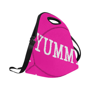 Custom Lunch Bag- Yummy (black)