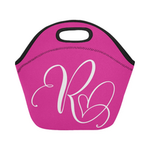 Load image into Gallery viewer, Custom Lunch Bag- Cherry Red
