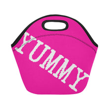 Load image into Gallery viewer, Custom Lunch Bag- Yummy (black)

