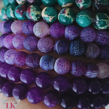 Load image into Gallery viewer, Buddha Bracelet Purple Jade Stone
