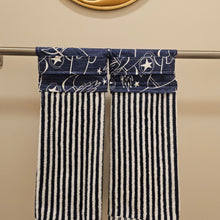 Load image into Gallery viewer, Hanging Hand Towel- Spaceships in the Cosmos
