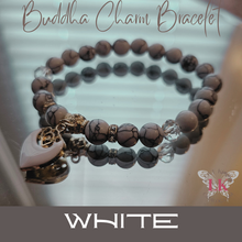 画像をギャラリービューアに読み込む, Buddha Bracelet featuring a Heart Charm- Brown Tiger Eye
