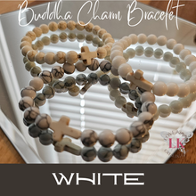 Load image into Gallery viewer, Buddha Bracelet featuring a Cross Charm
