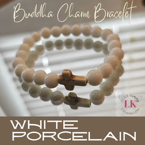 Buddha Bracelet featuring a Cross Charm