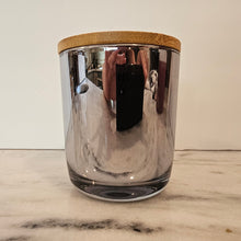 Load image into Gallery viewer, Luxury Candle in Silver- 10 oz vessel
