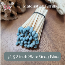 画像をギャラリービューアに読み込む, 2 inch Turquoise Matchsticks Refills
