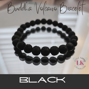 Buddha Bracelet Volcanic Rock- Copper