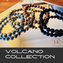 Charger l&#39;image dans la galerie, Buddha Bracelet Volcanic Rock- Copper
