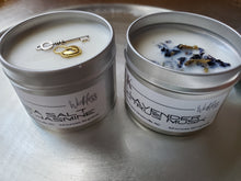 Load image into Gallery viewer, Custom Floral Scented Soy Candle - Tins in Bulk
