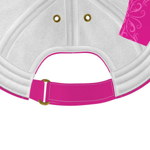 Fashion Baseball Cap- Pink Butterfly