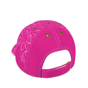 Fashion Baseball Cap- Pink Butterfly