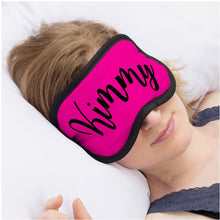 Load image into Gallery viewer, Satin Sleep Mask- Personalized (Pink)
