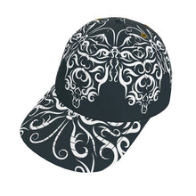 Load image into Gallery viewer, Fashion Baseball Cap- Steele Blue Butterfly
