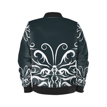 Load image into Gallery viewer, Unisex Bomber Jacket- Steele Blue
