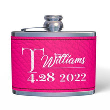 Load image into Gallery viewer, Butterfly Hip Flask - Bridal Pink
