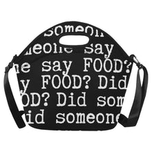 画像をギャラリービューアに読み込む, Custom Lunch Tote-  Did Someone Say Food? (black)
