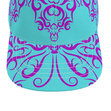 Load image into Gallery viewer, Fashion Baseball Cap- Turquoise Blue Butterfly

