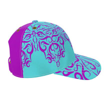 Load image into Gallery viewer, Fashion Baseball Cap- Turquoise Blue Butterfly
