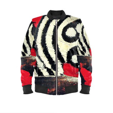 Load image into Gallery viewer, Unisex Bomber Jacket- Red
