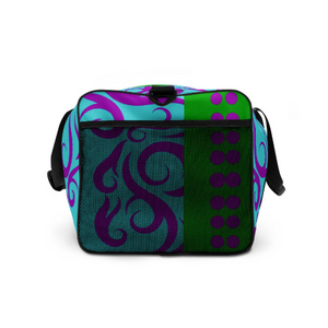 Duffel Travel Bag- Purple Butterfly