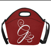 Load image into Gallery viewer, Custom Lunch Bag- Cherry Red

