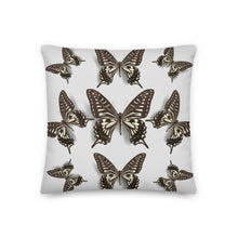 Load image into Gallery viewer, Butterfly Pillow -Light Gray Pillow
