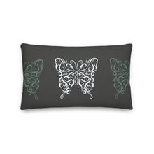 Charger l&#39;image dans la galerie, Pillow Throw- Butterfly Gray
