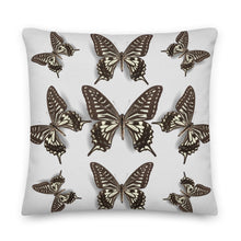 Load image into Gallery viewer, Butterfly Pillow -Light Gray Pillow
