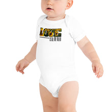 Load image into Gallery viewer, www.lovekimmycatalog.com white Baby one piece- Sunflower LOVE
