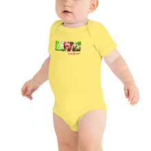 Load image into Gallery viewer, www.lovekimmycatalog.com Baby One Piece- Love is in the Air yellow
