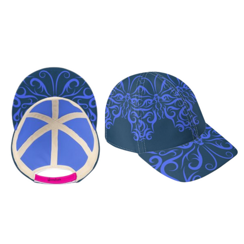 www.lovekimmycatalog.com Fashion Baseball Cap-  Denim Blue Butterfly