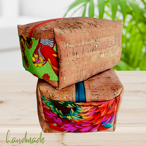 Handsewn Cosmetic Bag- Sandals in the Sun