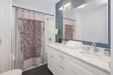Load image into Gallery viewer, Shower Curtains Butterfly Theme- Mauve
