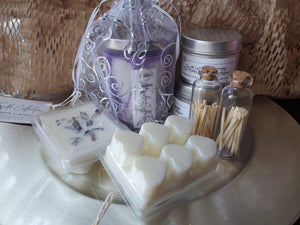 Floral Scented Soy Candle - Lavender