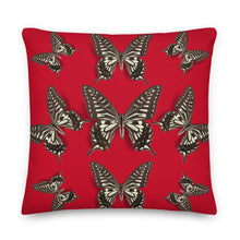 Load image into Gallery viewer, www.lovekimmycatalog.com Pillow Throw- Butterfly Classic Red 
