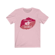 Load image into Gallery viewer, www.lovekimmycatalog.com Woman&#39;s Shirt - Caffeinated &amp; Vaccinated pink
