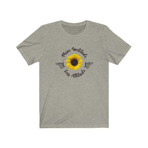 www.lovekimmycatalog.com Woman's Shirt gray Inspirational Sunflower
