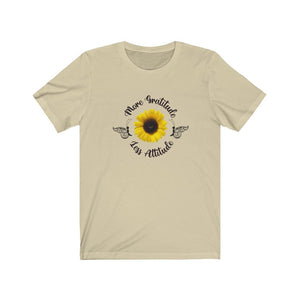 www.lovekimmycatalog.com Woman's Shirt beige Inspirational Sunflower