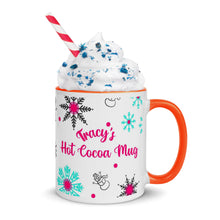Load image into Gallery viewer, Hot Cocoa Mug - Pink and Blue
