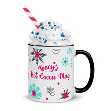 Load image into Gallery viewer, Hot Cocoa Mug - Pink and Blue
