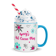 Cargar imagen en el visor de la galería, Hot Cocoa Mug - Pink and Blue
