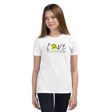 Load image into Gallery viewer, www.lovekimmycatalog.com Youth Tennis Tee - Live to LOVE Tennis white
