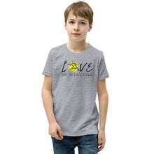 Load image into Gallery viewer, www.lovekimmycatalog.com Youth Tennis Tee - Live to LOVE Tennis gray
